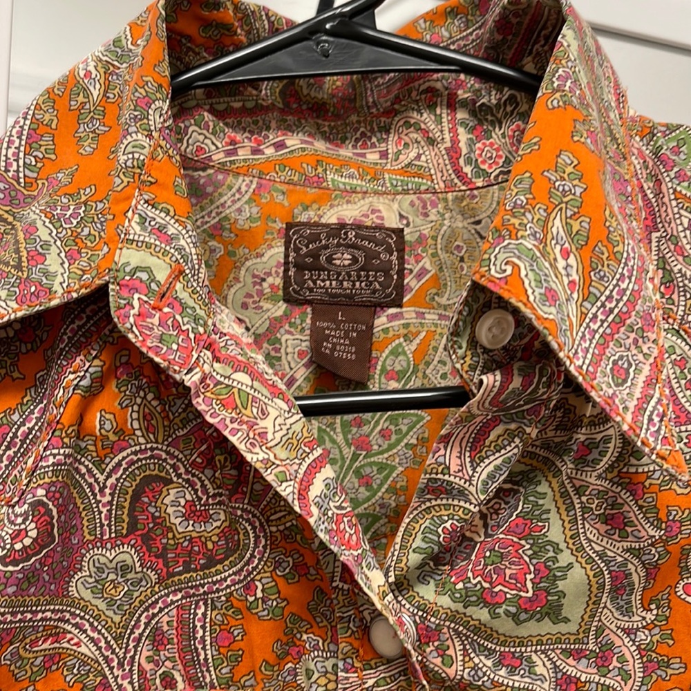 Lucky Brand snap up shirt- size medium but runs a bit smaller